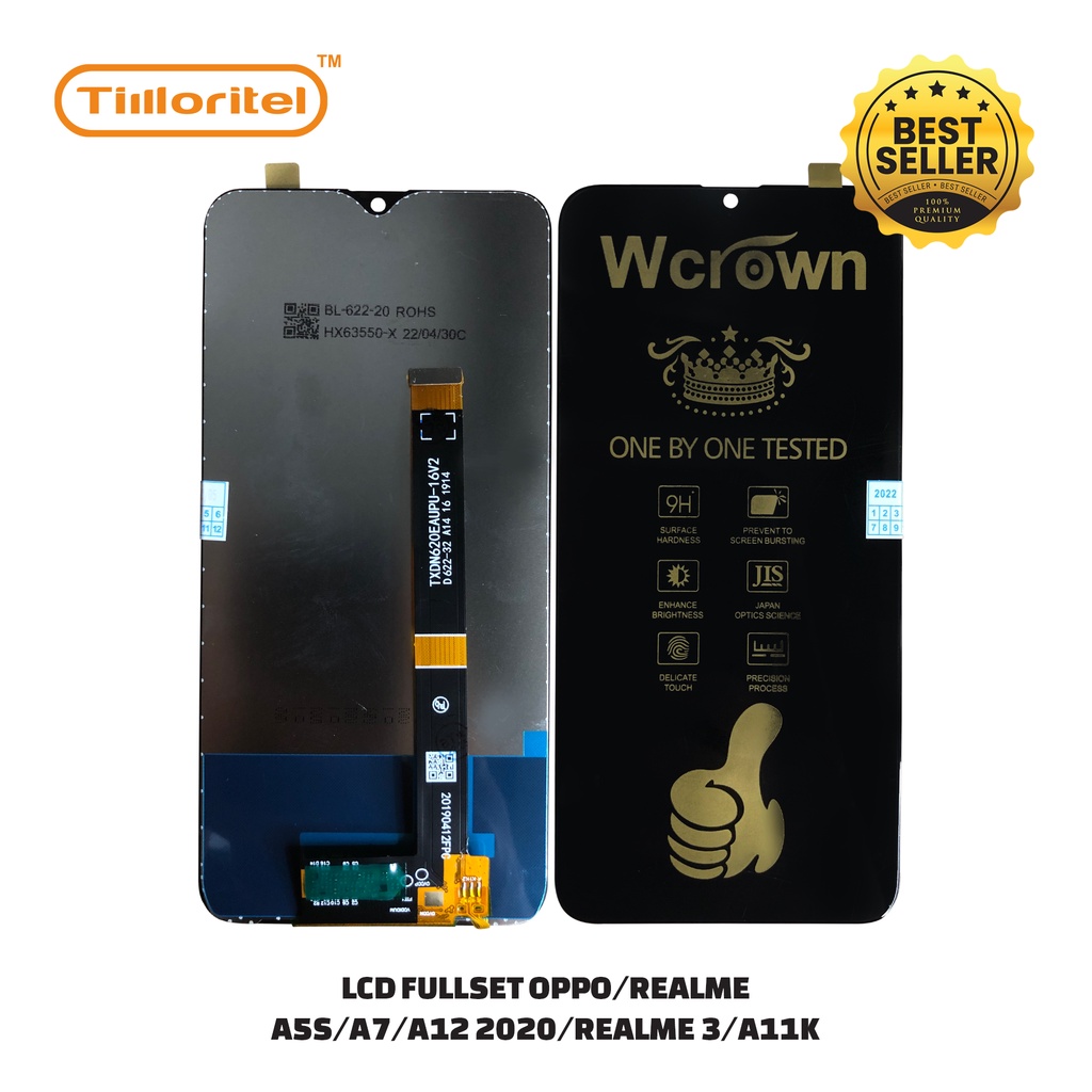 LCD TS OPPO/ LCD TOUCHSCREEN OPPO / LAYAR HP OPPO A5S/ OPPO A7/ REALME 3