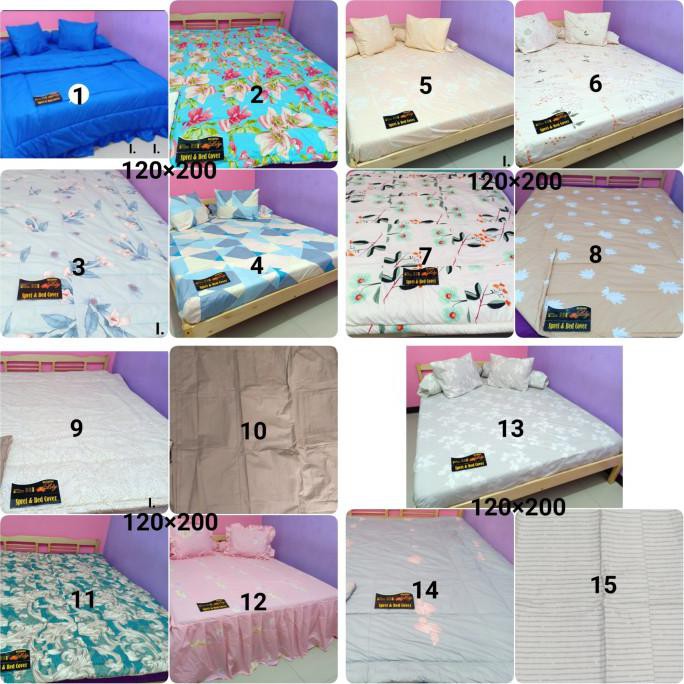 Ready Stok - Sprei Perca My Love Ukuran 120X200 Single Size Kasur No 3