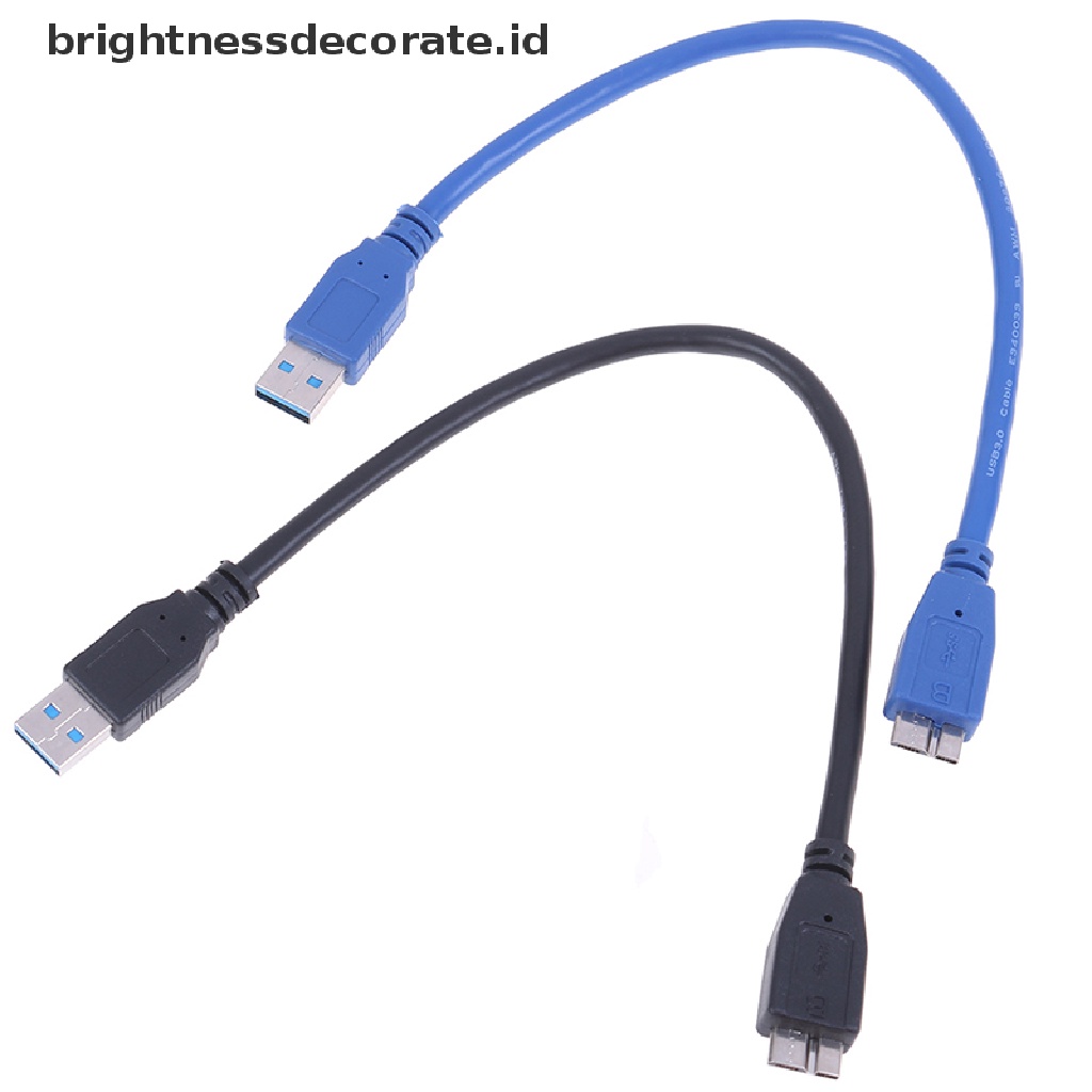 Kabel Usb 3.0 Male A To Micro B Panjang 30cm Untuk Hard Disk Eksternal