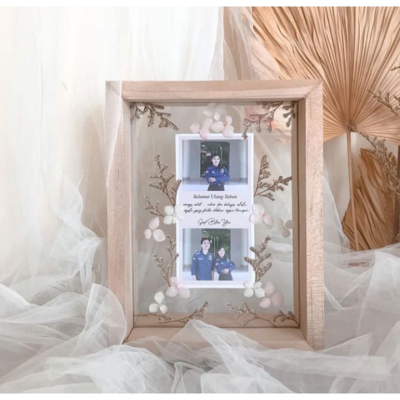

KADO HADIAH PRESSED FRAME FLOWER GIFT DRIED FLOWER