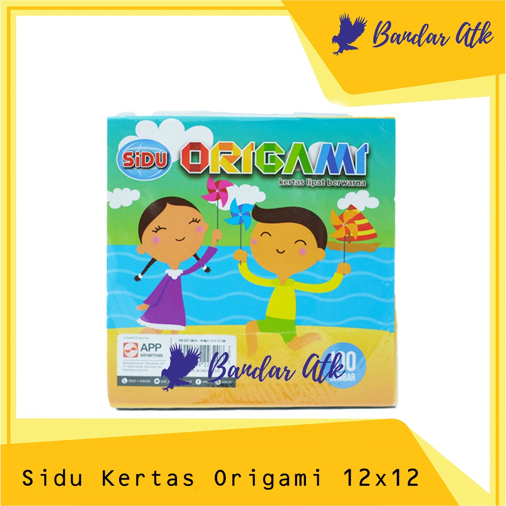 

Kertas Lipat Origami Sinar Dunia SIDU 12 x 12 100 Lembar [1 PACK]