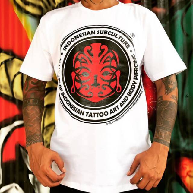 Kaos ISC Indonesian Subculture Original Putih