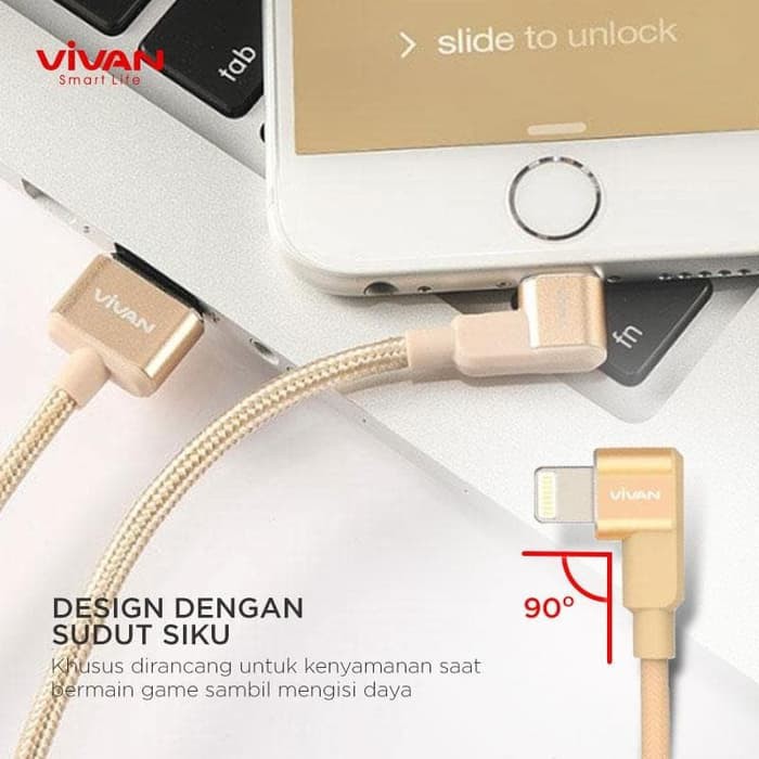 Vivan Data Cable For Iphone Fast Charge BWL100