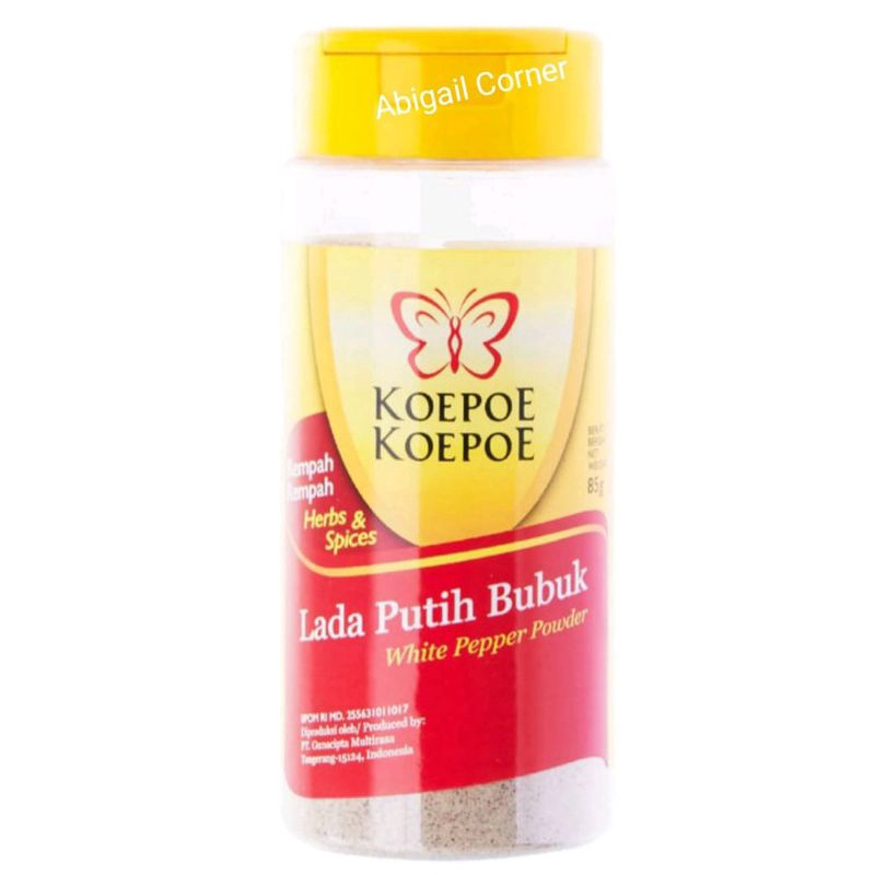 

Abigailcorner - Koepoe Koepoe | Lada Putih Bubuk (85 gr) Besar