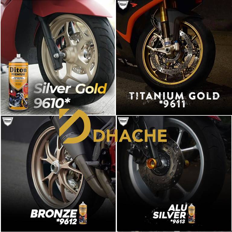 PAKET VELG DITON PREMIUM RCB GOLD SILVER 400CC