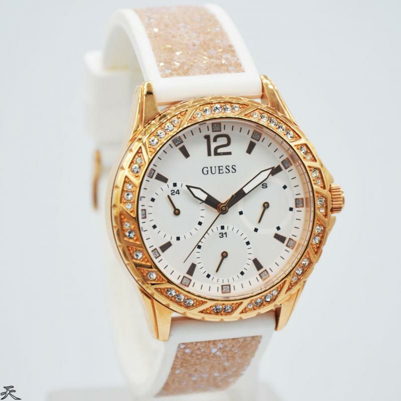 Jam Tangan Wanita Guess W1096L2 - W1096L4  Rubber Original Murah