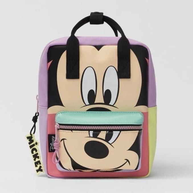 TAS ANAK ZR MICKEY MOUSE DISNEY RUBBER MINI BACKPACK