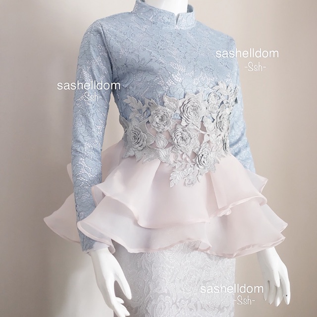 PEPLUM SAGITA BLUEPASTEL Shopee Indonesia PEPLUM SAGITA BLUEPASTEL Shopee Indonesia