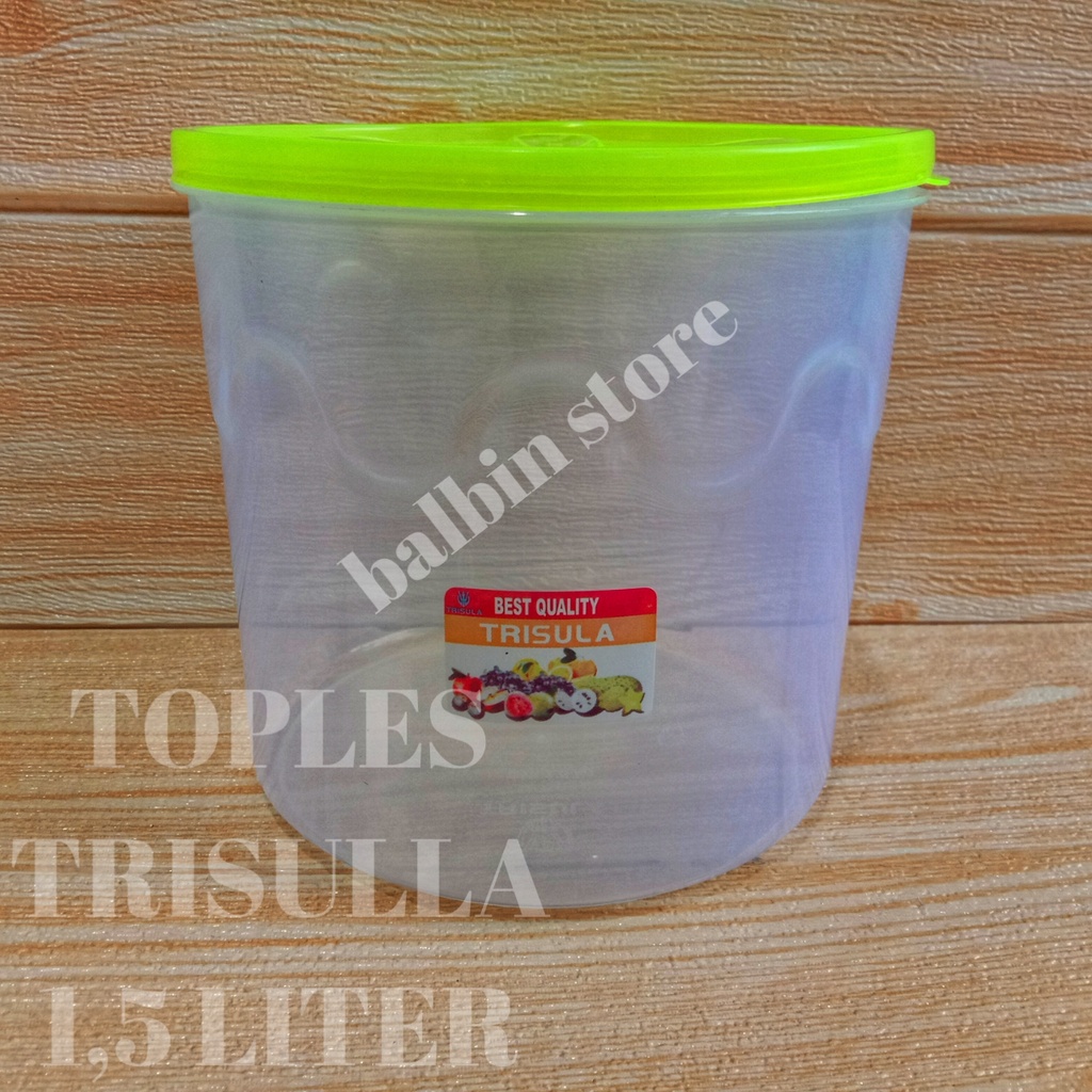 TOPLES PLASTIK TRANSPARAN 1,5 KG // TOPLES BULAT // TOPLES KUE KERING // TOPLES KUE // TOPLES LEBARAN