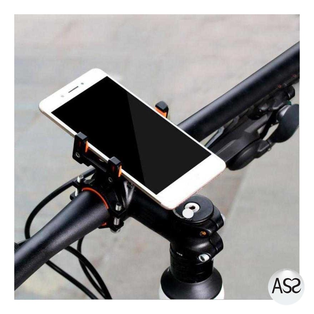 ASS Shop - Holder Smartphone Sepeda Aluminum Handlebar Bracket Anti Slip - BM03