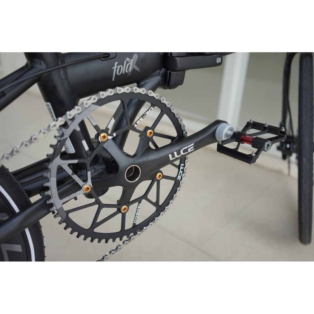 Sepeda Lipat 20 FoldX xlite 11 Speed Alloy Black Matte