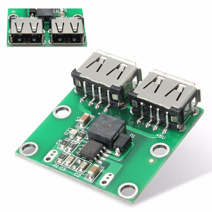 Step Down DC DC 6V sd 26V to 5V 3A Dual USB Output For Charger Hp