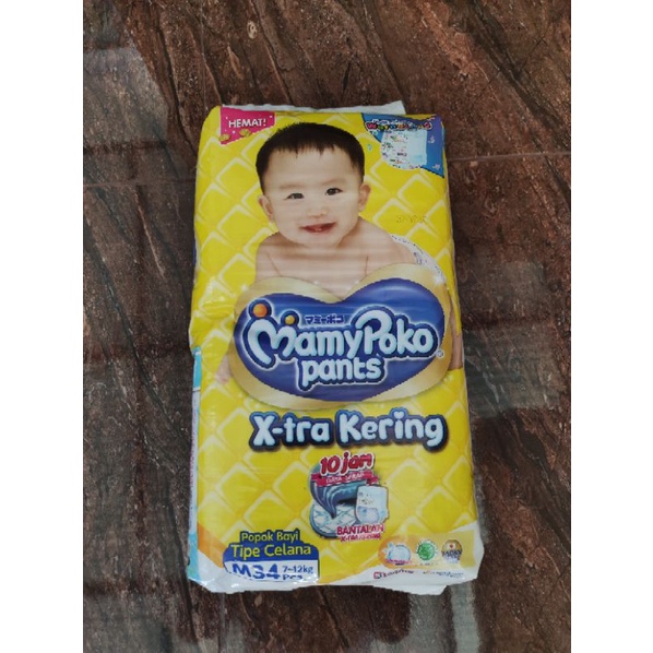 POPOK MAMYPOKO MAMI POKO MAMIPOKO MAMY POKO PANTS STANDAR XTRA KERING INSTAN SEKALI PAKAI NB 44. S 4