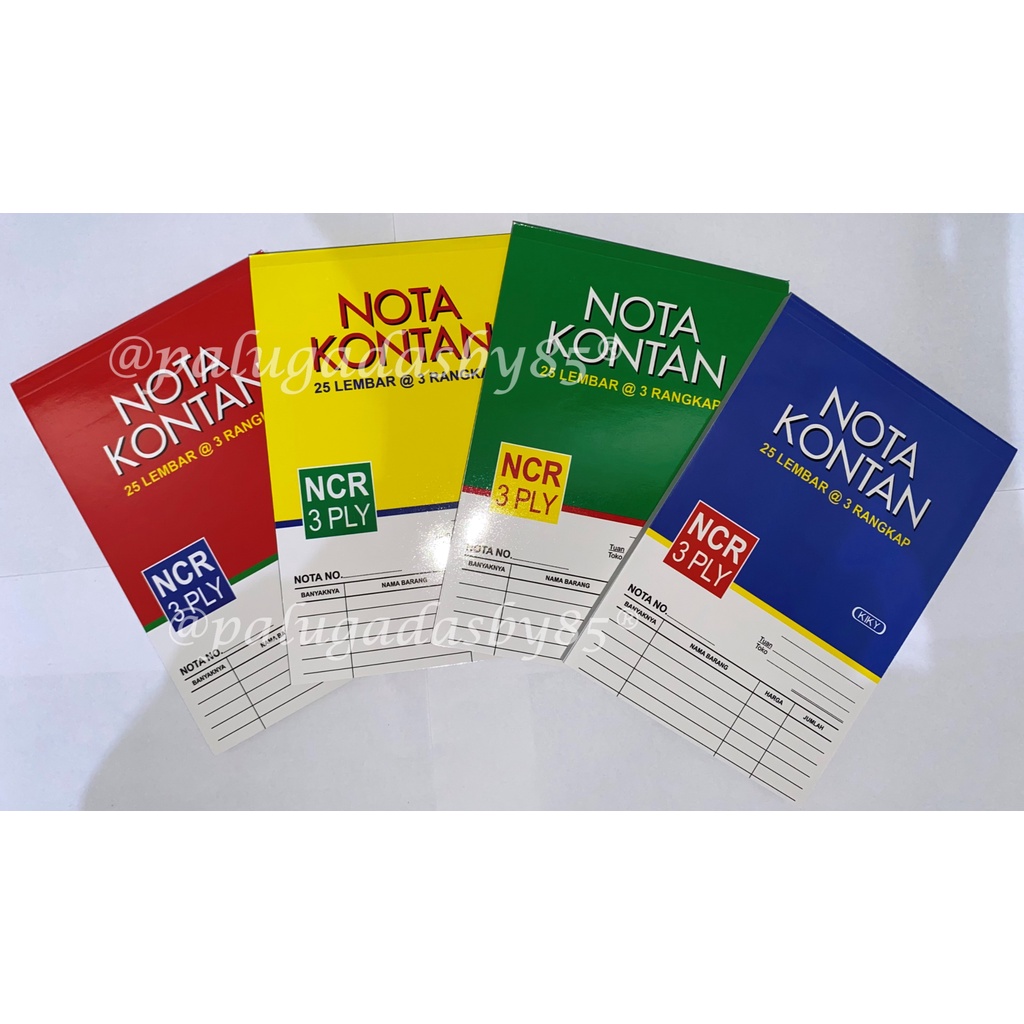 

(1 Biji) KIKY Buku Nota Kontan KIKY Kecil 3 Ply / Nota Kontan Kecil 3 Rangkap KIKY / Nota Kontan Kiky K3
