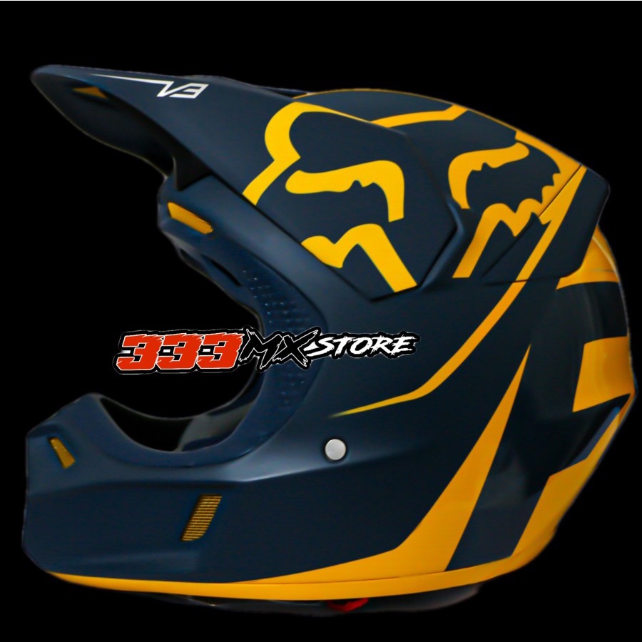 HELM FOX V3 KILA MVRS HELM CROSS FOX V3 PROMO SALE HELM MX FOX V3 SALE - L