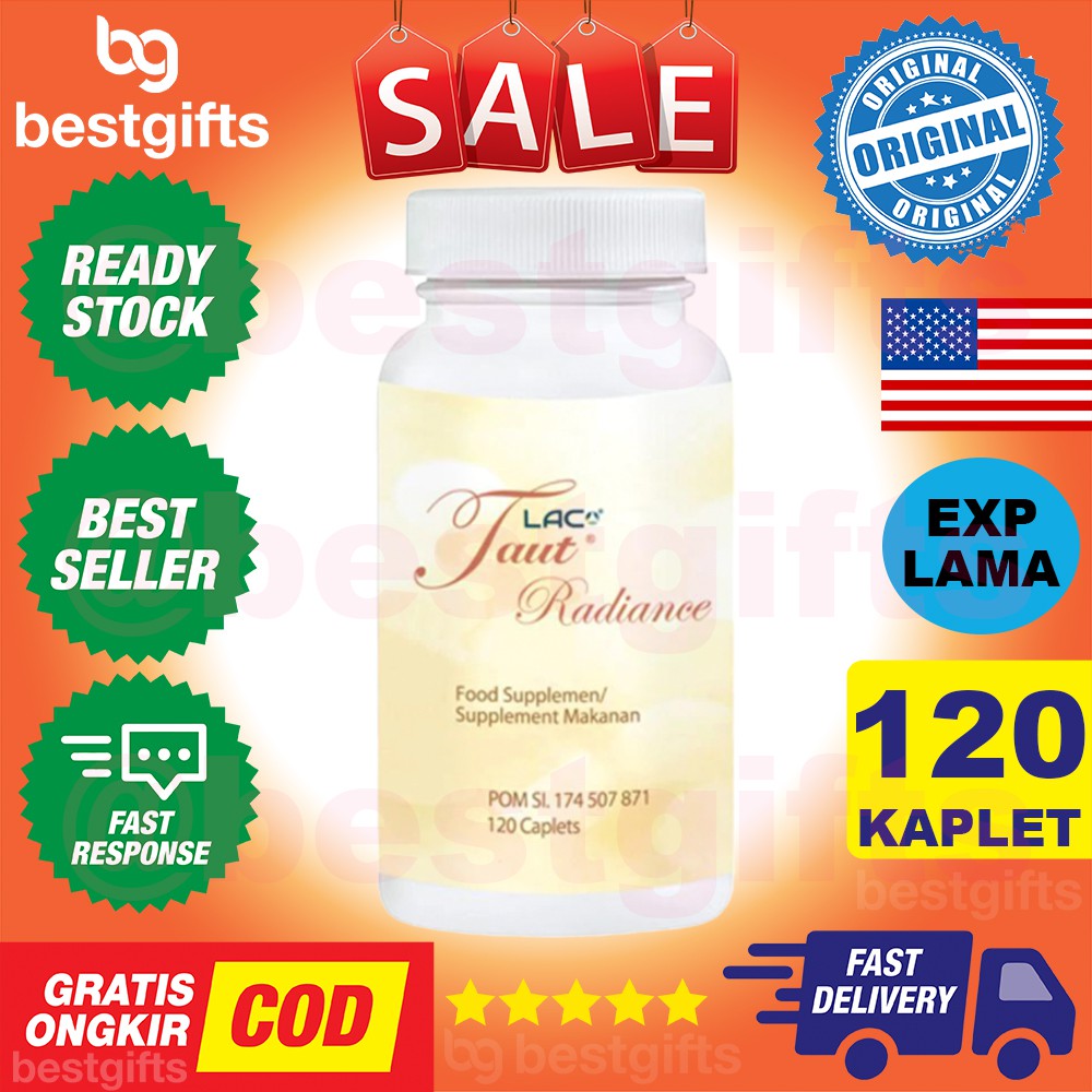 GNC LAC TAUT RADIANCE SUPLEMEN KECANTIKAN COLLAGEN COLAGEN KOLAGEN PENGENCANGAN KULIT 120 KAPLET