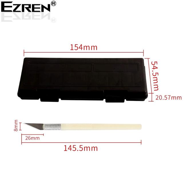 

Ezren Ez-0110 13 Pcs Alat Ukir Pahat Kayu Pisau Ic Acrylic Set