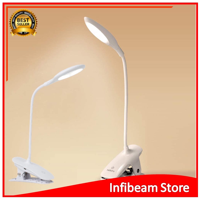 Lampu Meja Belajar Jepit Led / Lampu Baca Lampu LED Meja