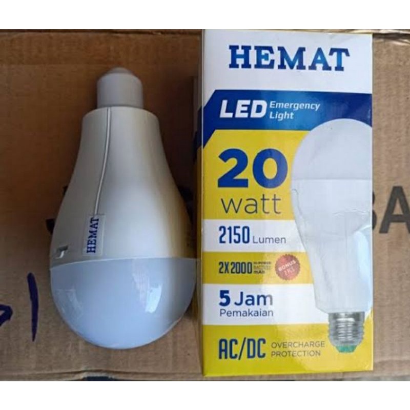 Lampu Emergency Magic 20watt super hemat nyala sampai pagi