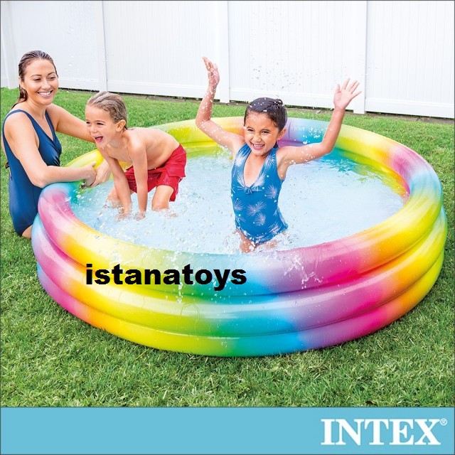 Kolam Renang Anak Jumbo wild Geometry pool 168 Intex 58449 Jumbo
