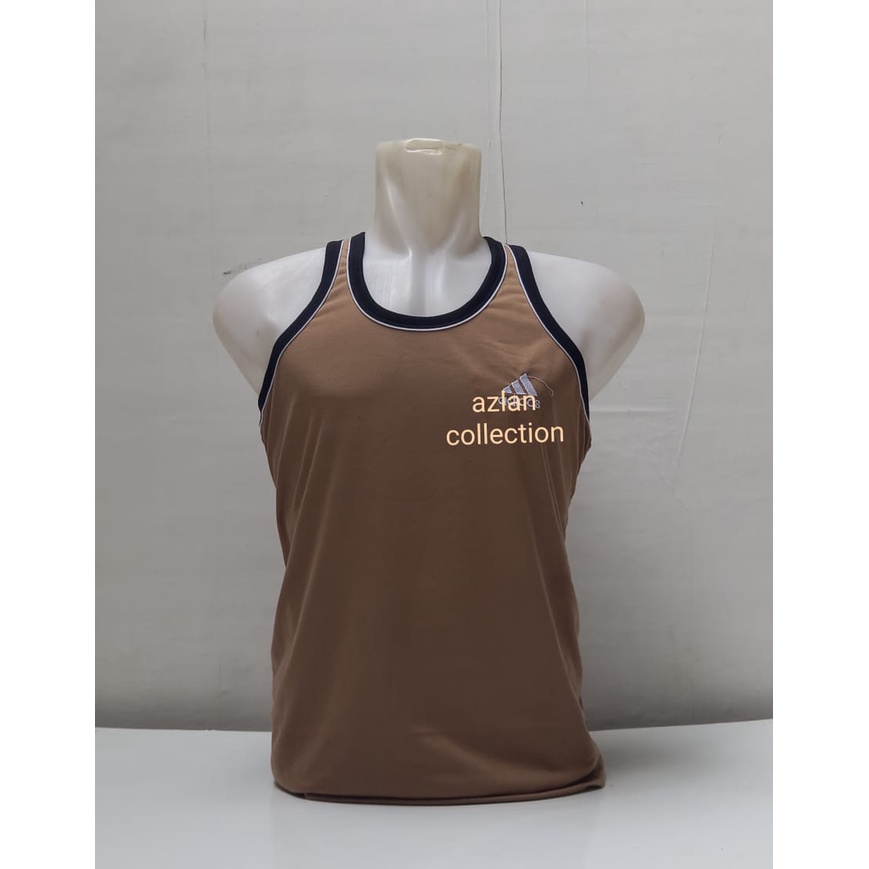 Singlet Lekbong Gym Pria Kaos Dalam Priya Laki laki Dewasa Kaos Kutang Cowok Cowok Pakaian Sehari hari Santai