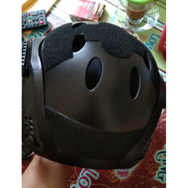 Helm Tactical Fast Helmet Non Eye Visor - HITAM