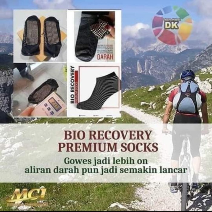 Terlaris Kaos Kaki Germanium BIO RECOVERY Premium Sock Mci MCI Origin- Sepasang