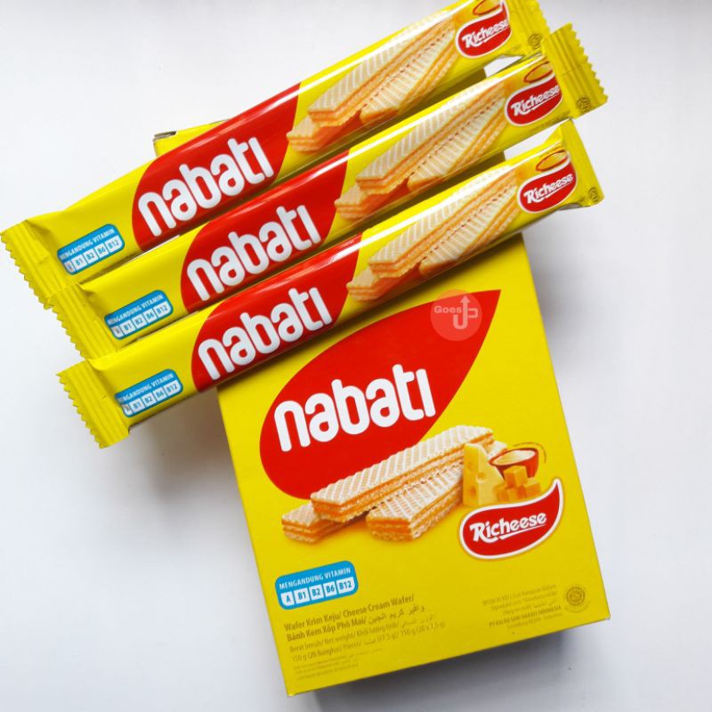 Jual Nabati Richeese Nabati Wafer Keju Box Kotak Isi 20 Pcs Shopee