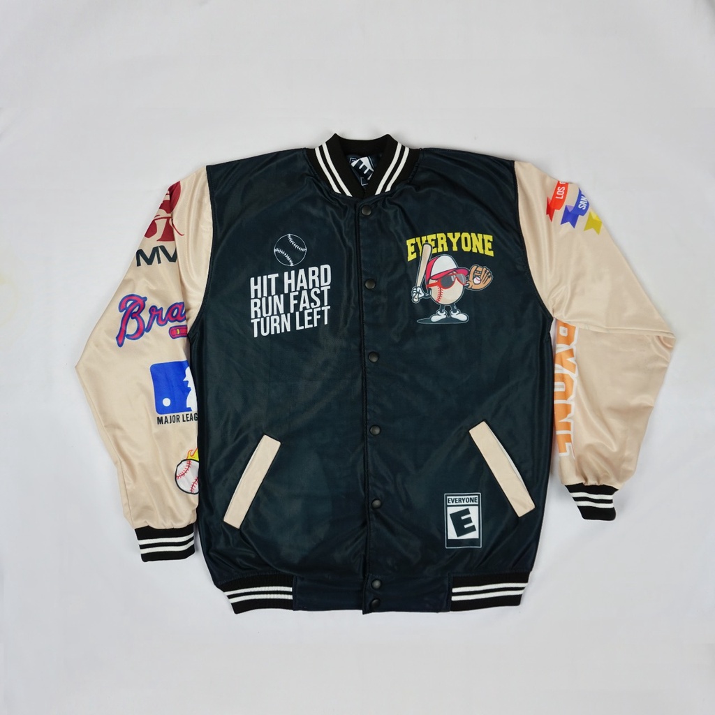 LENS/JAKET BOMBER PRIA/JAKET BOMBER BISBOL/ BASEBALL/ BOMBER SUKAJAN/JAKET BOMBER MURAYAMA/MURAYAMA/HIGH AND LOW/ JAKET ORIGINAL JEPANG/ JAKET KASUAL-6