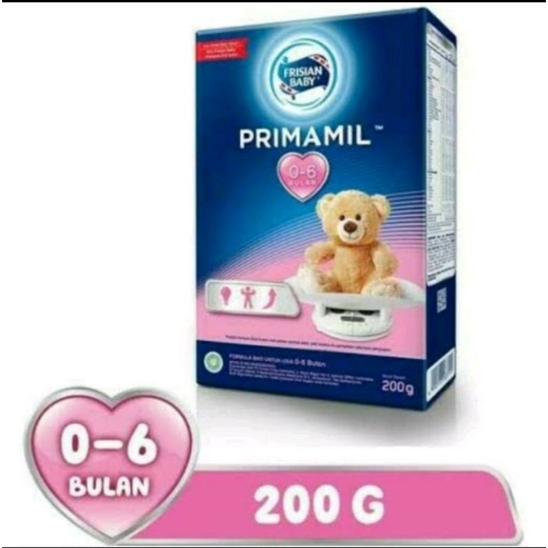 SUSU FORMULA PRIMAMIL FRISIAN BABY TAHAP-1 (0-6 Bulan) ISI 200gram