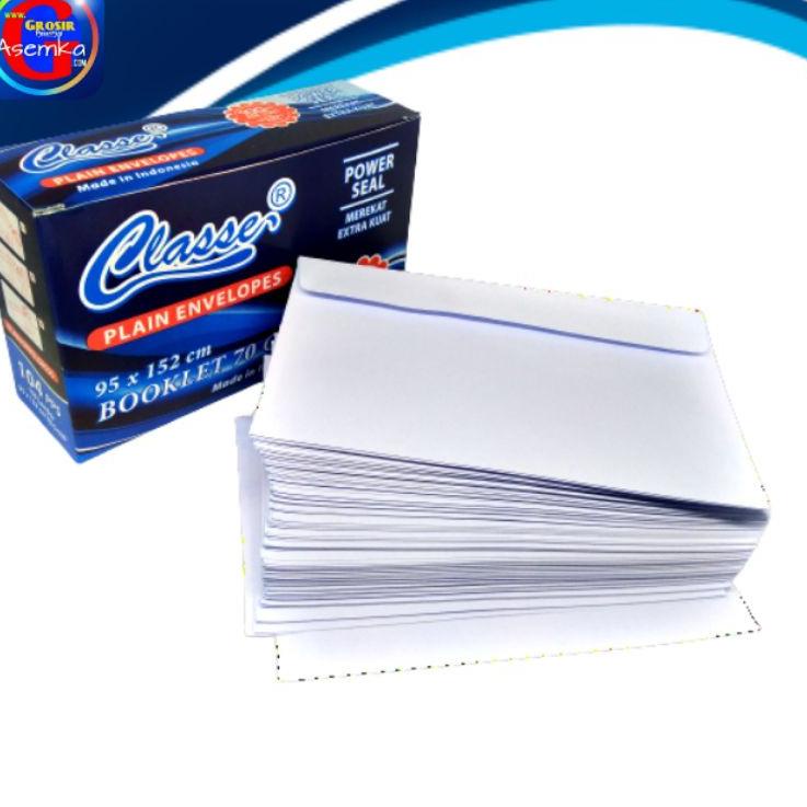 

<TeW ✩> GPA Amplop Polos | Amplop Kondangan | isi 100pcs Amplop Classe Booklet 70gsm Grosir //Stock terkini