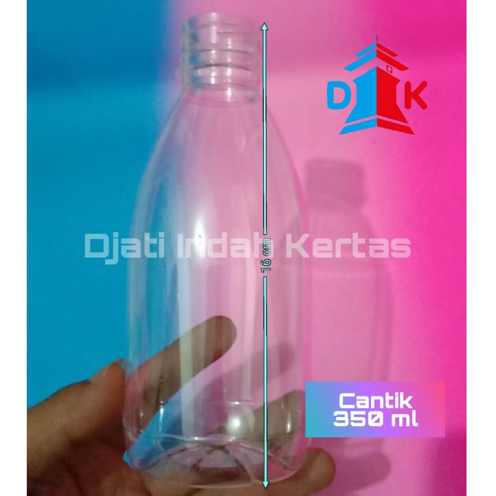 PROMO!!! Botol Minum Bening ( Cantik ) Sekali Pakai Uk 350 ml.