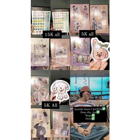 Kertas Deco Kit BTS dan Sticker Deco Kit BTS