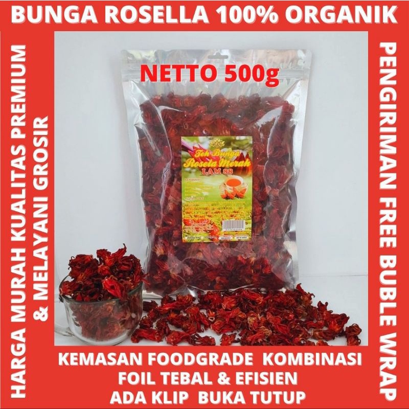 teh rosela merah 500 gram