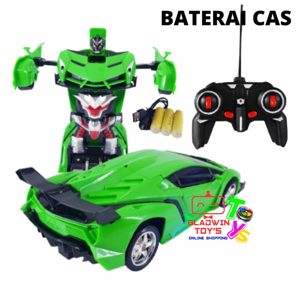 Terbaru Mainan RC MOBIL AUTOBOTS TRANSFORMER 1:18