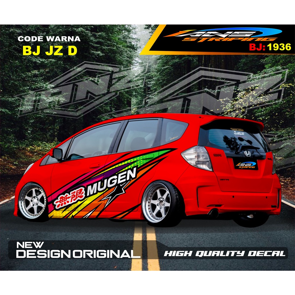 STICKER DECAL MOBIL HONDA BRIO / STICKER BODY SAMPING MOBIL JAZZ / DECAL STIKER MOBIL AGYA AYLA / STIKER MOBIL TERBARU