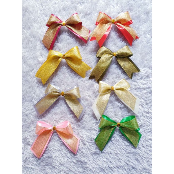 

pita satin jadi/tumpuk emas/pita souvenir