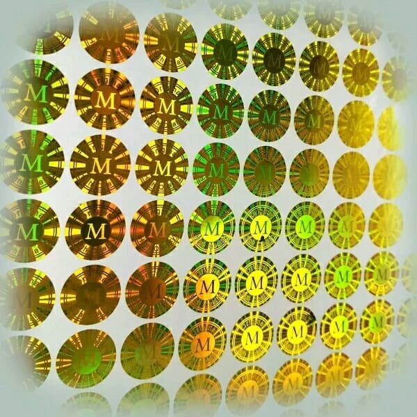 

stiker hologram original M