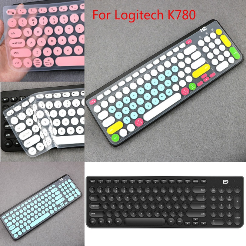 For Logitech K780 Soft Ultra-thin Silicone Laptop Keyboard Cover Protector