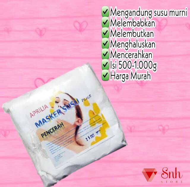 Masker wajah 1000gr/masker alpukat/masker green tea/masker susu/masker muka/masker organik murah