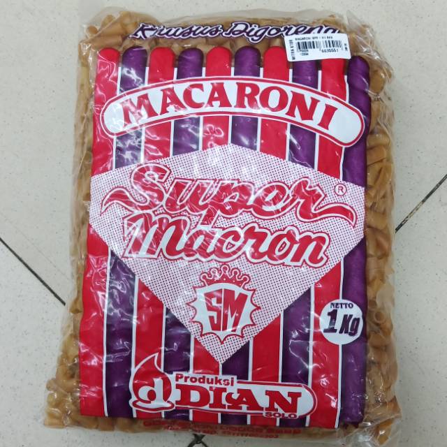 

SUPER MACRON makaroni goreng - kerupuk - produksi dian solo 1 kg macaroni