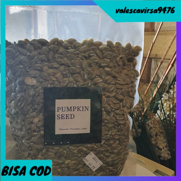 

⭐BISA COD⭐ Raw pumpkin seeds 1kg / biji labu mentah
