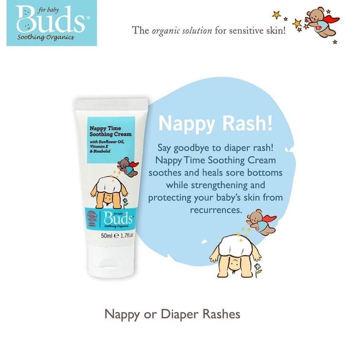 Buds Nappy time soothing cream 50ml