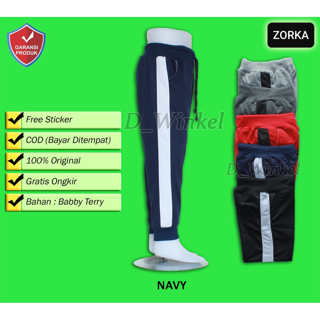 Celana joger pants - Celana training anak usia 3 tahun sampai 12 tahun