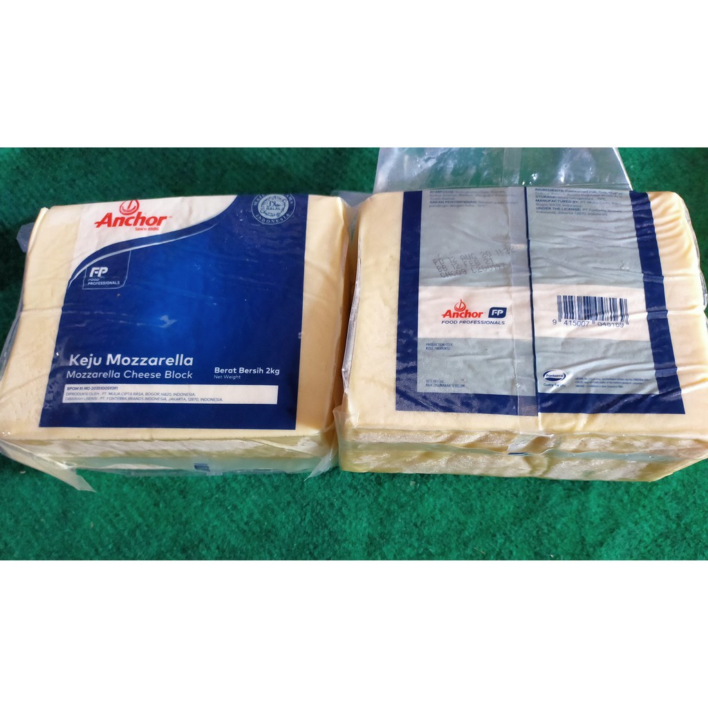 mozzarella anchor 2 kg keju termurah dan terlaris harga promo grosir supplier distributor
