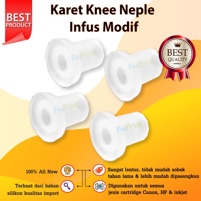 Karet Knee Infus Neple Nepple Printer Modif Modifikasi Rubber Seal Printer Canon HP Murah (50)