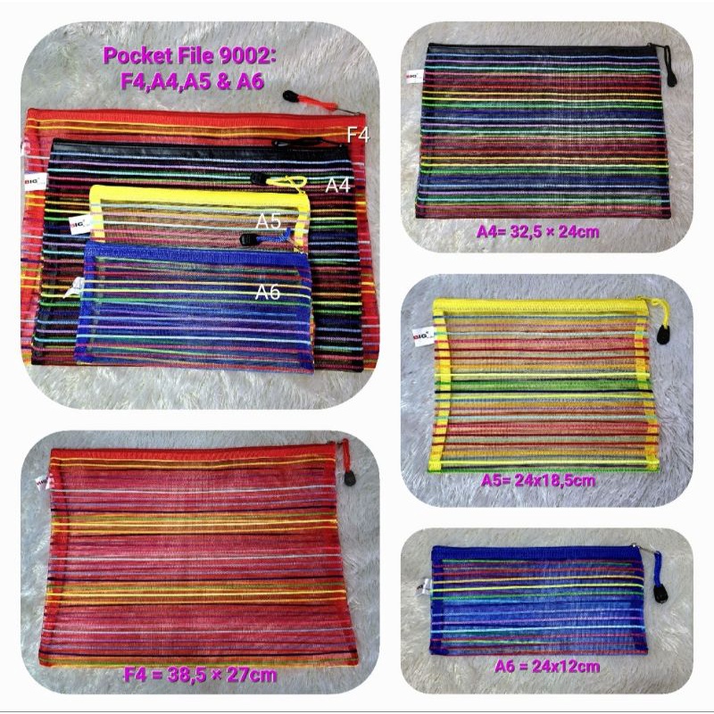 

Pocket File BIG 9002 F4/A4/A5/A6