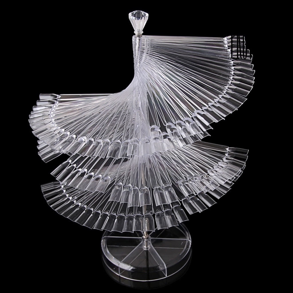 Providence Stand Holder Display Kutek Gel Bahan Plastik Bisa Dilepas / Diputar Reusable Untuk Salon