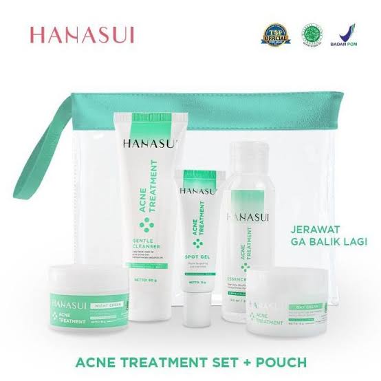 HANASUI Collagen Water | Acne Treatment | Flawless Glow 10 Series | Acne Spot | Night Day Cream | Essence | Skincare