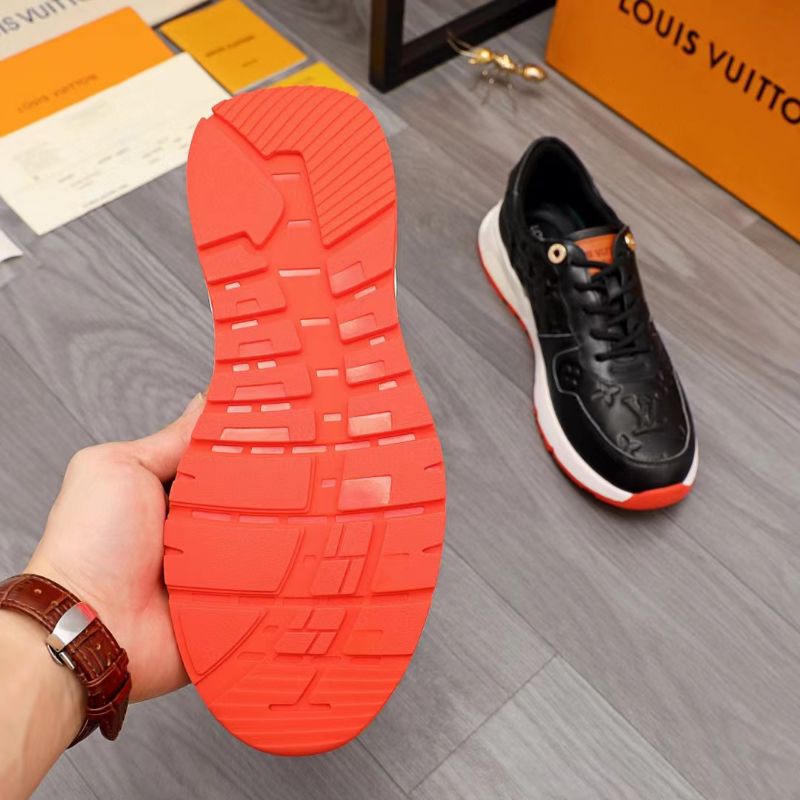 sepatu pria cowok lv sneaker mirror quality lou is vuitton shoes terbaru new branded terlaris